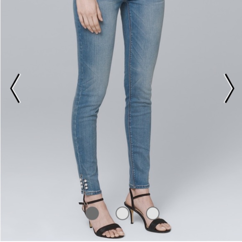 Pearl trimmed jeans